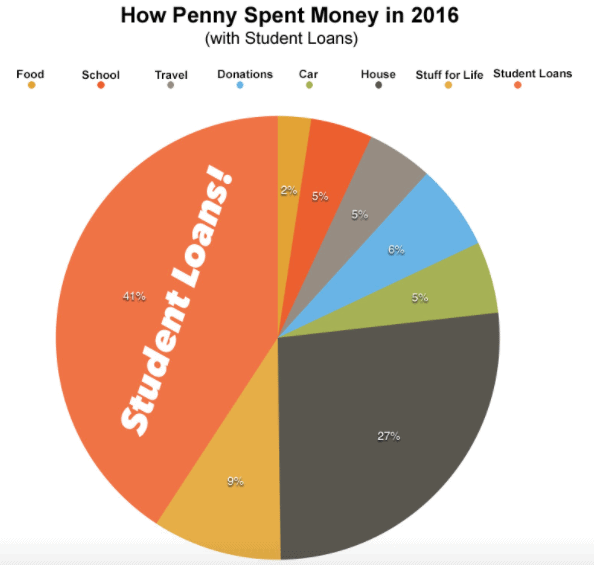 Student Loan Debt Pie Chart