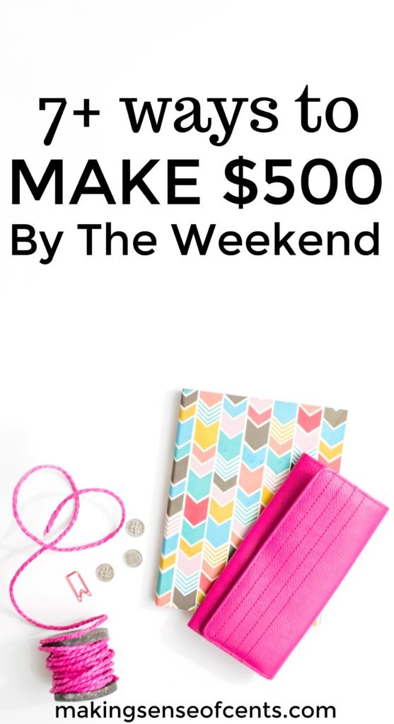 how to make money over the weekend