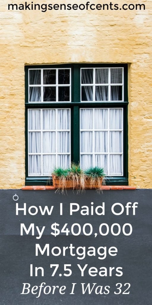 Rob was able to pay off his $400,000 mortgage in just 7.5 years, all before he was 32 years old. Here is his mortgage payoff story.
