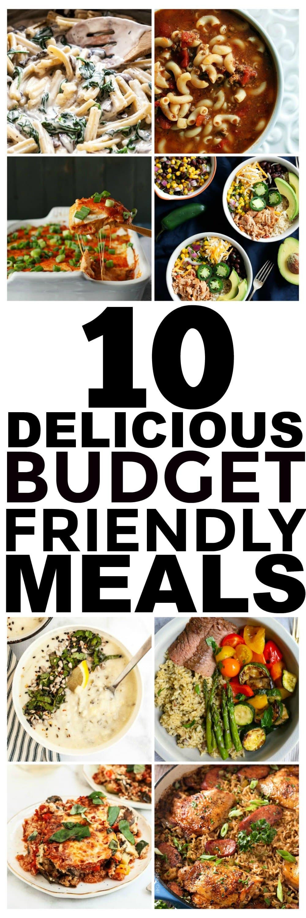 Looking for budget recipes? Here are 10 cheap easy meals that you should start making. Yes, these are cheap meals that are delicious! These healthy meal and dinner ideas for families or even just for two or one are easy and delicious, and some are even vegetarian and vegan!