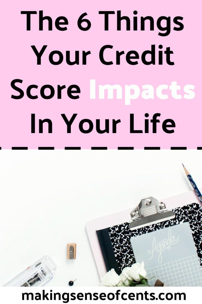 What Does Your Credit Score Impact?