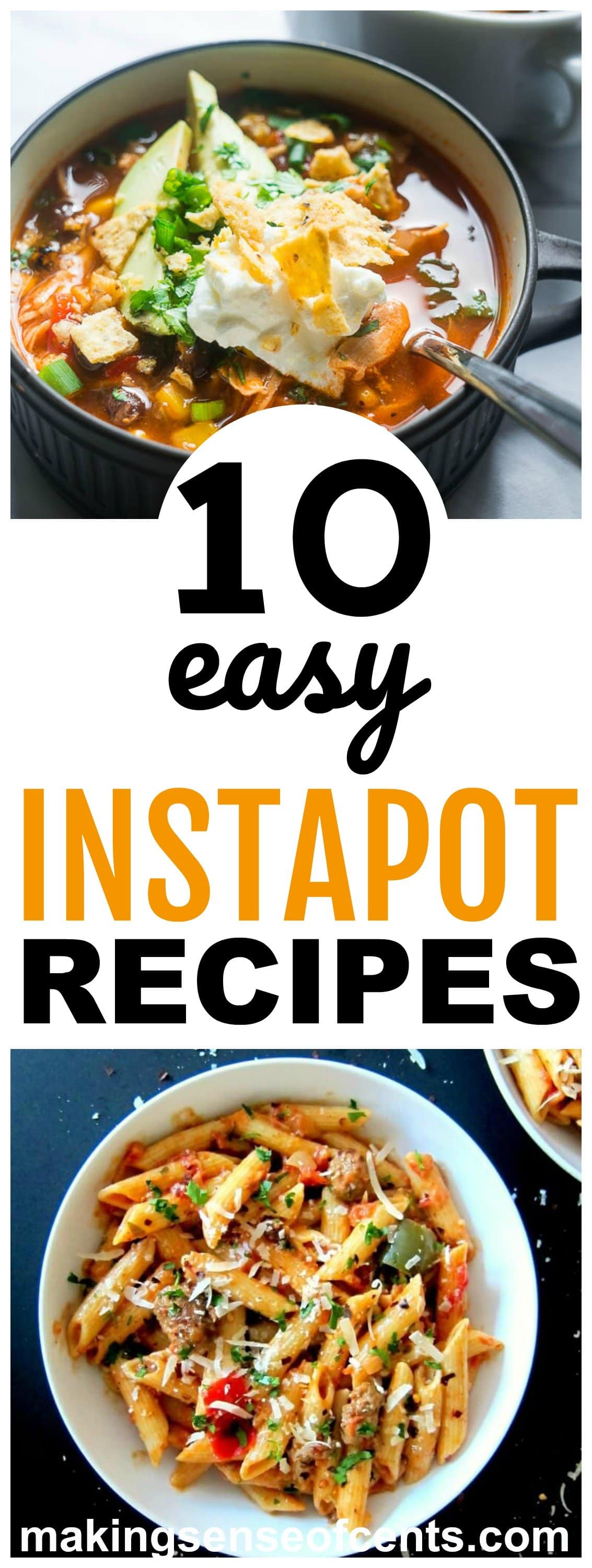 These Instapot recipes are easy, healthy, include ideas for lunch and dinner, and more! #instapotrecipes #instapot #instantpot #instantpotrecipes #easyinstantpotrecipes