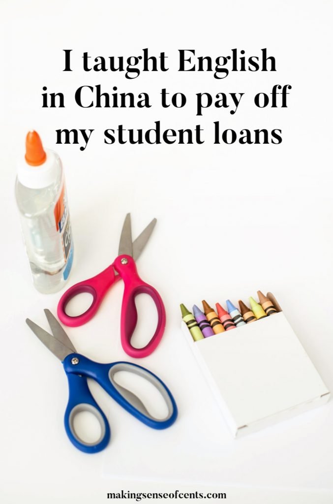 I taught English in China to pay off my student loans #teachenglish #movetochina #makeextramoney