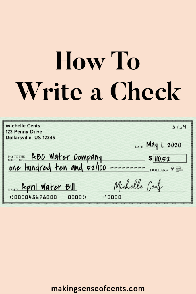 How To Write Out A Personal Check With Cents Explained - Youtube