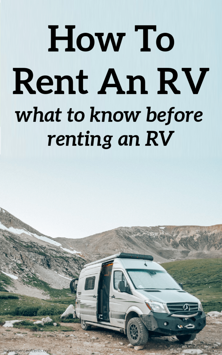 How To Rent An RV What To Know Before Renting An RV