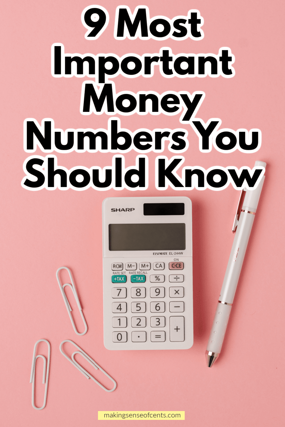 Most Important Money Numbers You Should Know. 