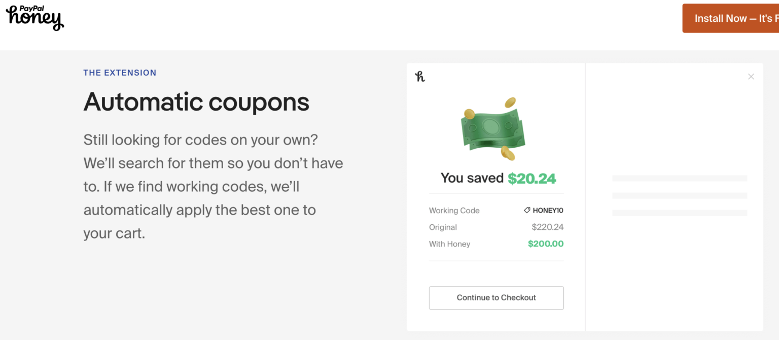 Promo Code Extension PayPal Honey Review - Free Browser Extension To Save Money