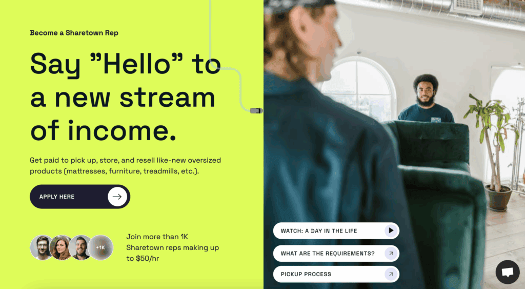 Sharetown Homepage