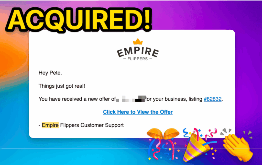 offer on business