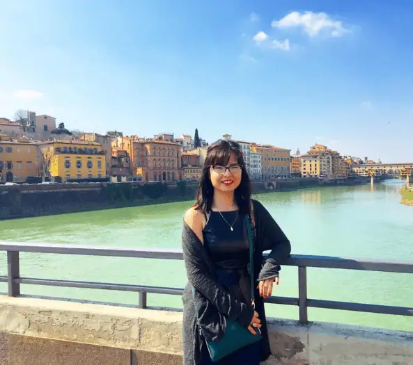 Here's a picture of me while I was an au pair.