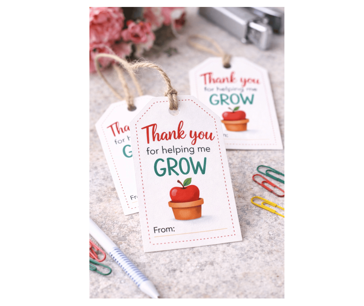 thank you for helping me grow printable 
