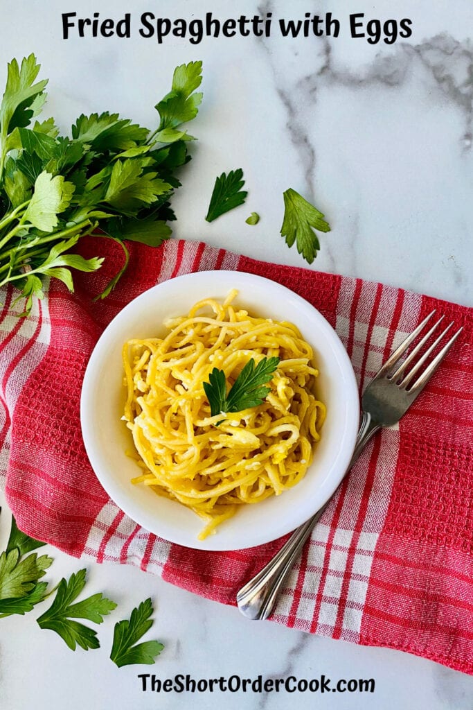 Fried Spaghetti with Eggs