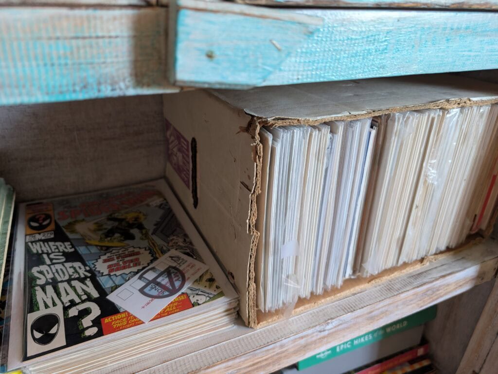 my brother-in-law's collection of comic books
