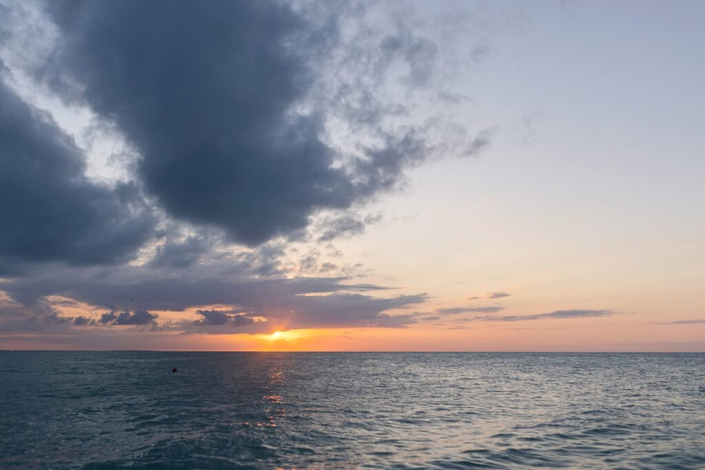 ocean sunset 